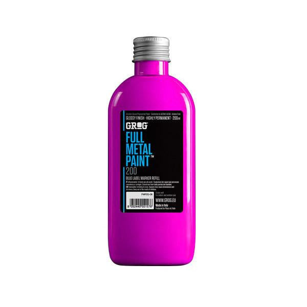 Grog Full Metal Paint Refill - 200ml - Jellyfish Fuchsia