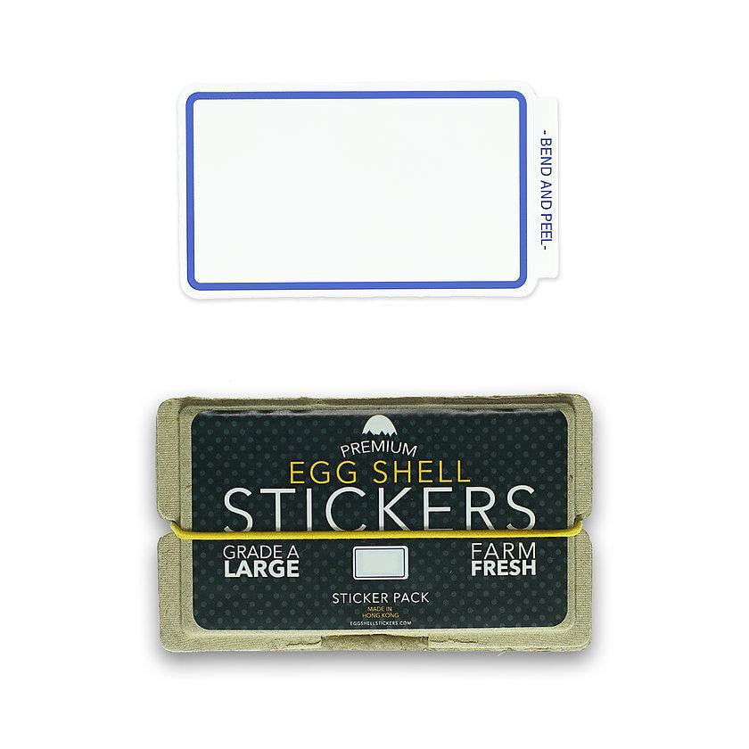 Egg Shell Blue Line Border Blanks | Spray Planet