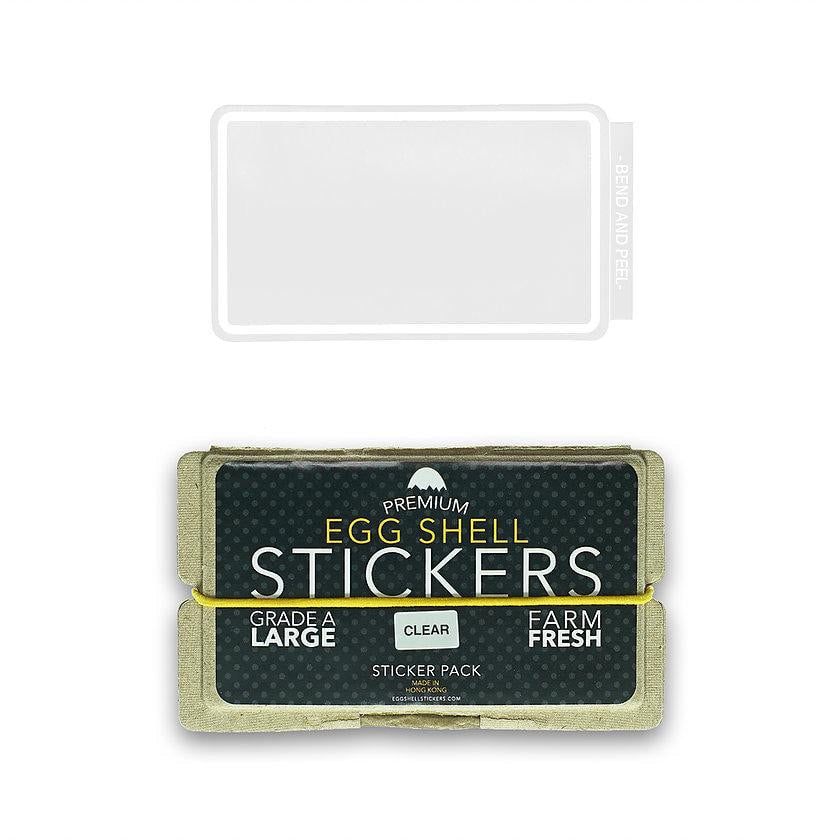 Egg Shell Clear(Transparent) Line Border Blanks | Spray Planet