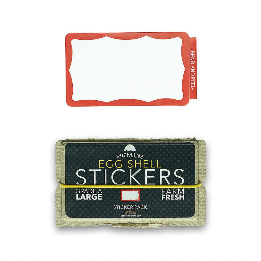 Egg Shell Red Wavy Border Blanks | Spray Planet