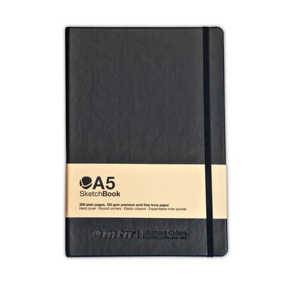MTN Blackbook Sketch Book A5 Black | Spray Planet
