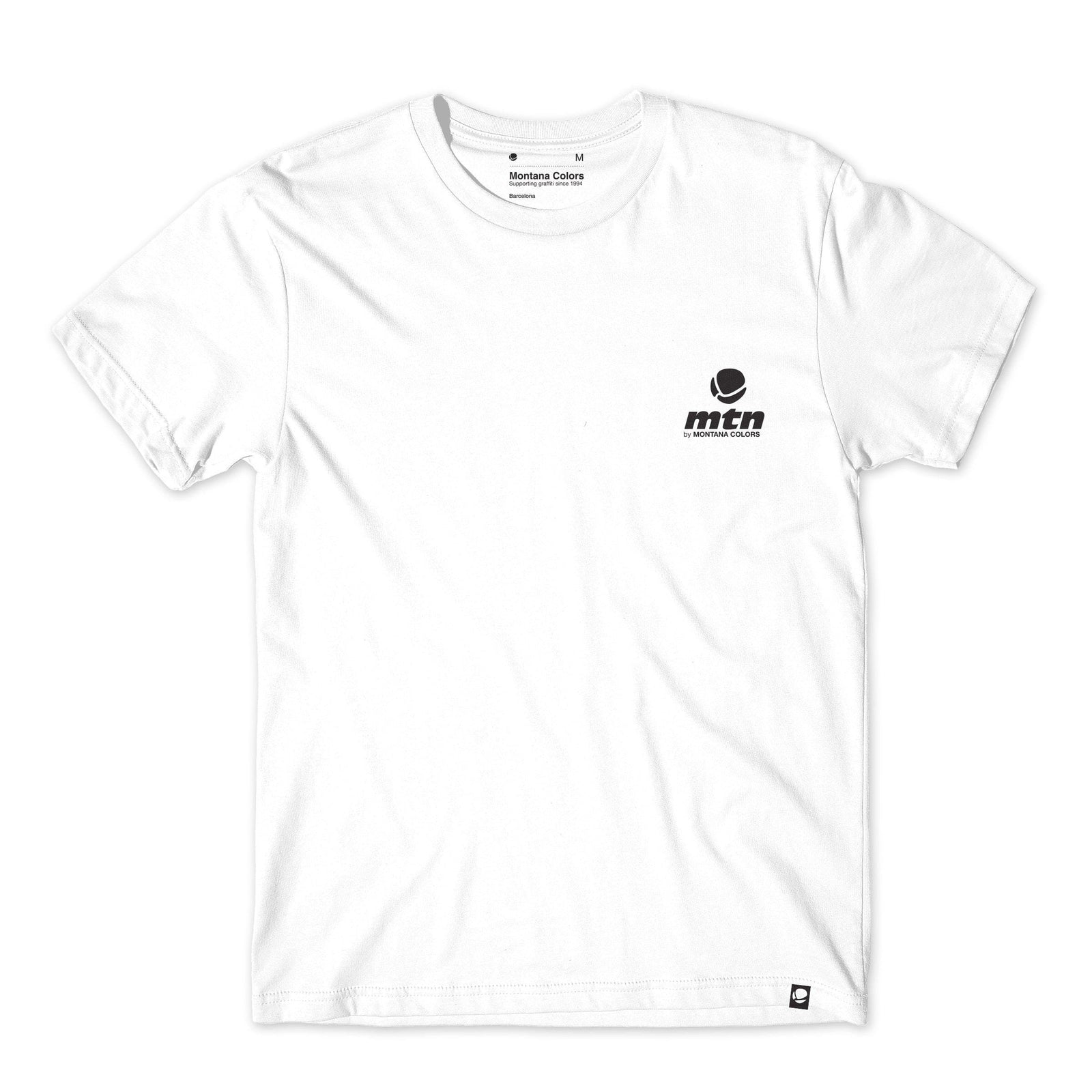 MTN Crew Logo T-Shirt - White | Spray Planet