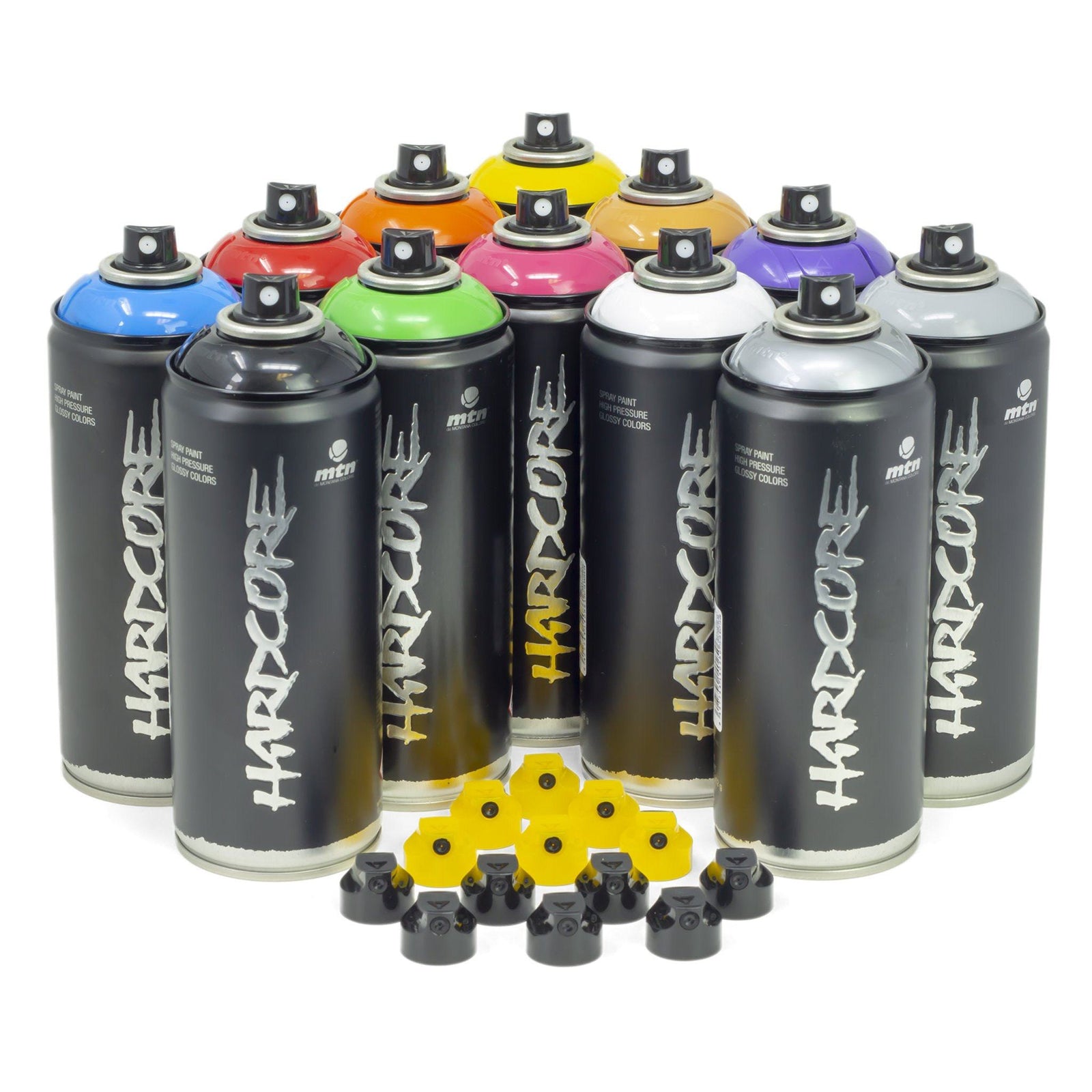 MTN Hardcore Primary Color 12 Pack | Spray Planet