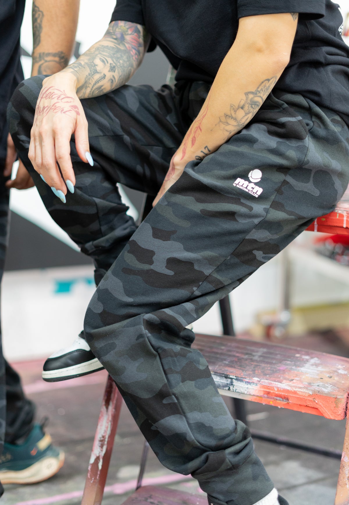 MTN Black Camo Sweatpants
