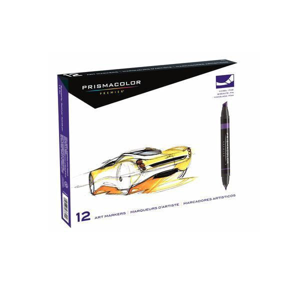 Prismacolor Primary & Secondary Color Dual Tip Markers 12 Pack | Spray Planet