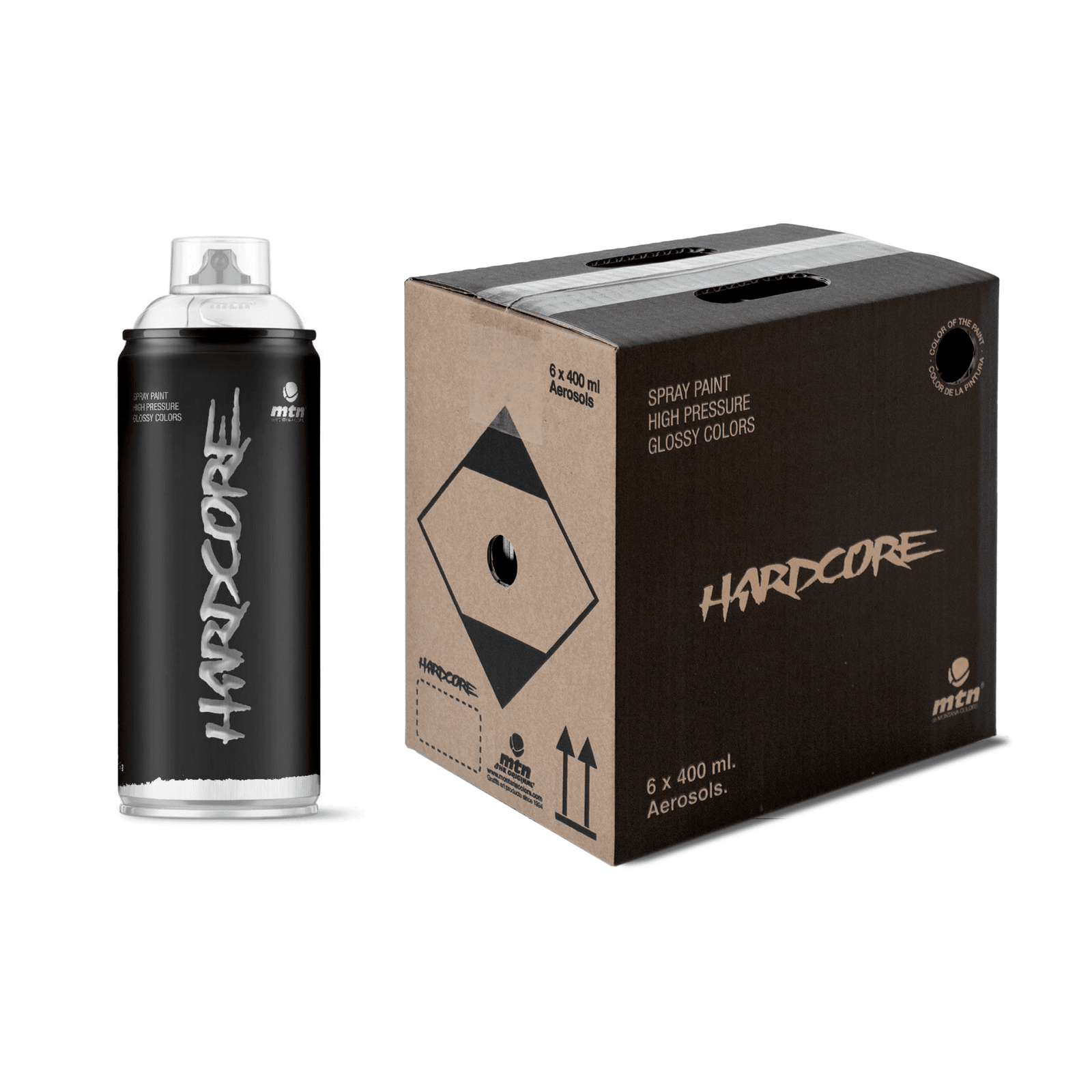 MTN Hardcore White 6 Pack | Spray Planet