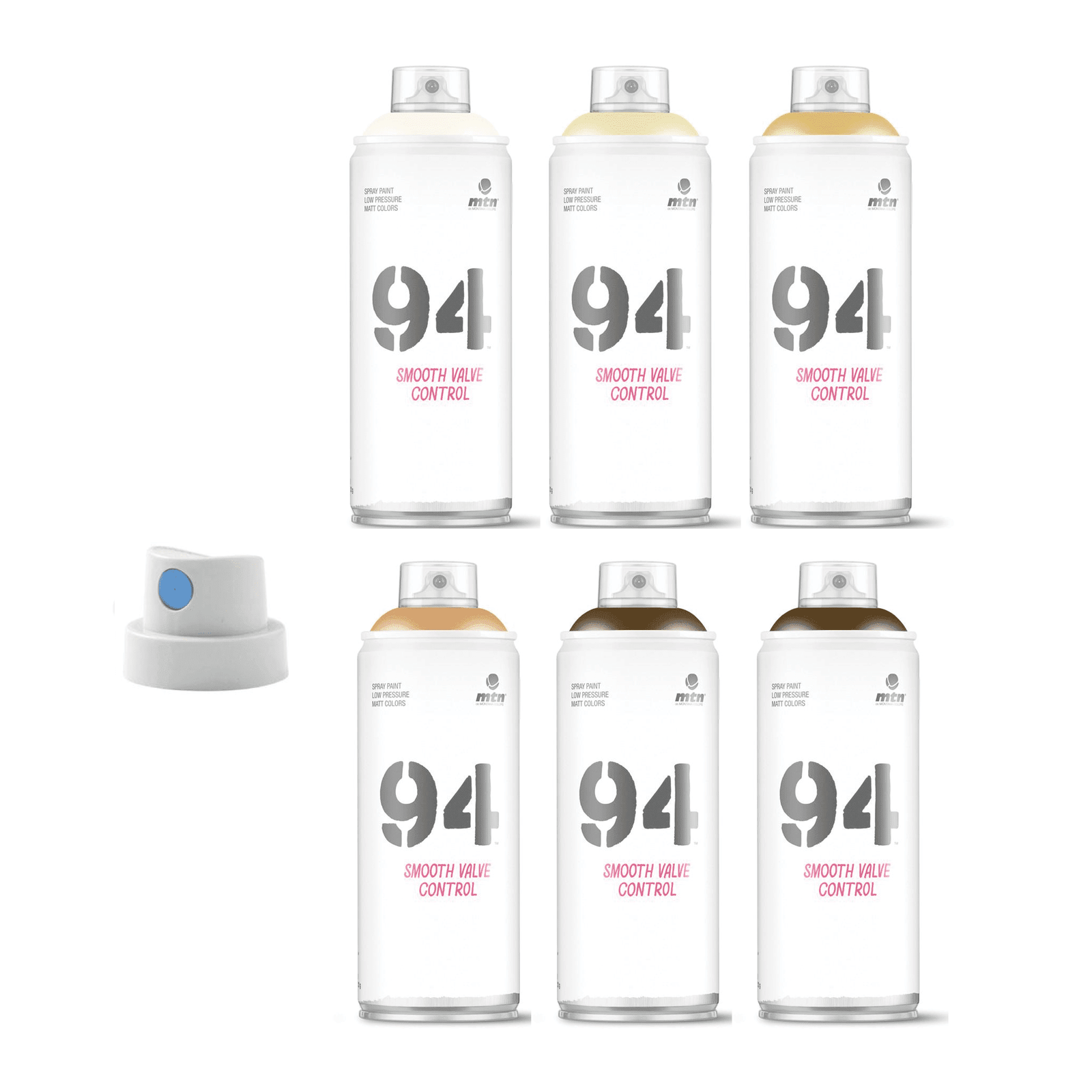 MTN 94 Skin Tones #1 6-Pack | Spray Planet