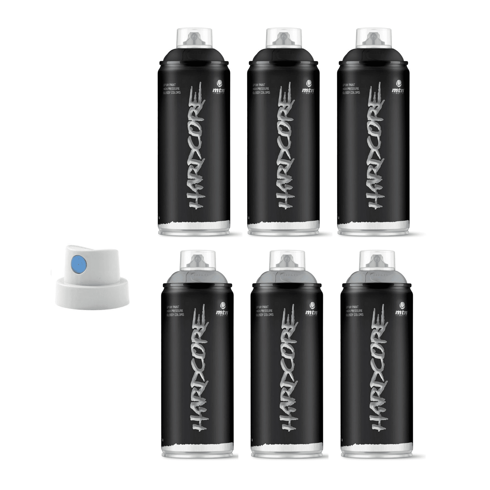 MTN Hardcore Black & Silver Throwie Pack | Spray Planet
