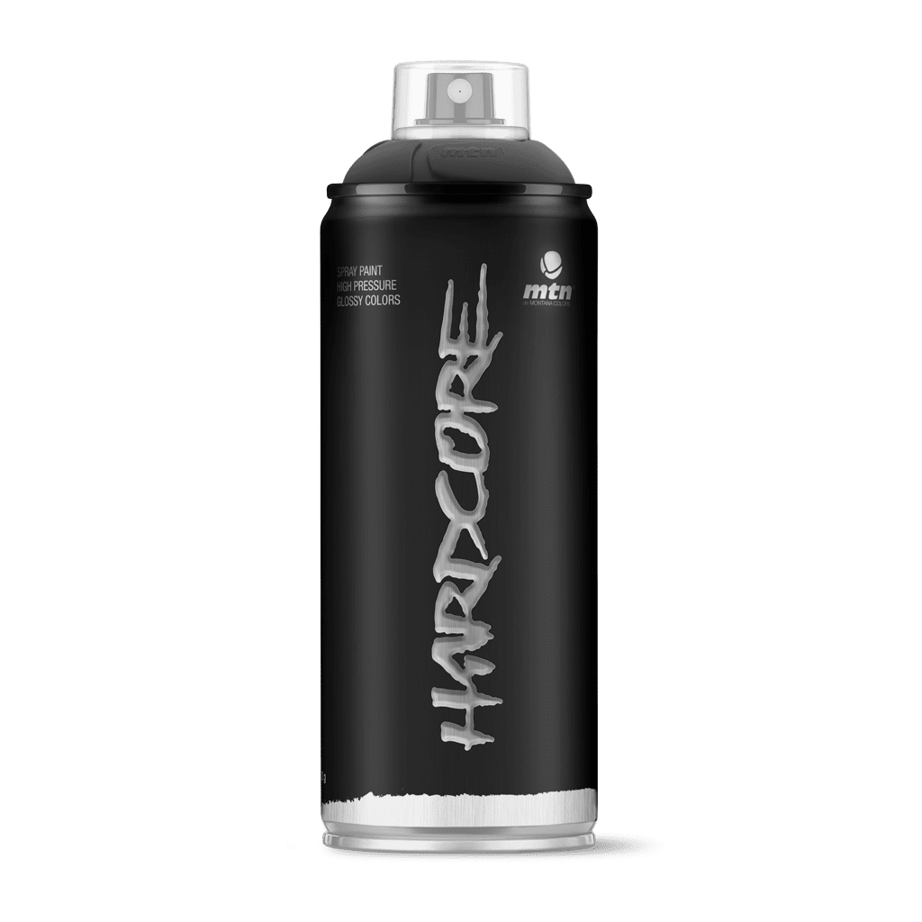 MTN Hardcore Spray Paint - Satin Black | Spray Planet